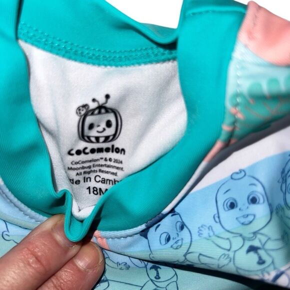 Baby toddler 18 MONTHS swim outfit cocomelon - Picture 2 of 2